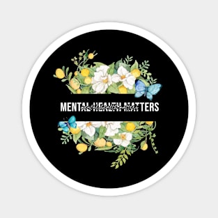 Mental Health Matters Wildflowers Magnet